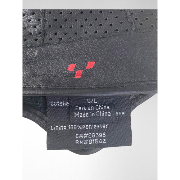 BRP Can-Am Spyder Black Leather Respirator Gloves Women's Size S/P - Picture 6 of 10